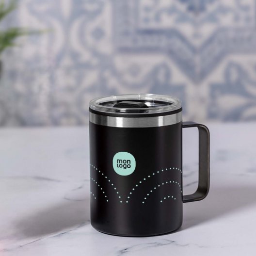 MUG ISO RECYCLE PERSONNALISABLE 400ML 'RICLO POIGNEE'