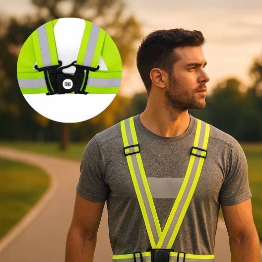 HARNAIS REFLECHISSANT PERSONNALISE 'SAFELUO'