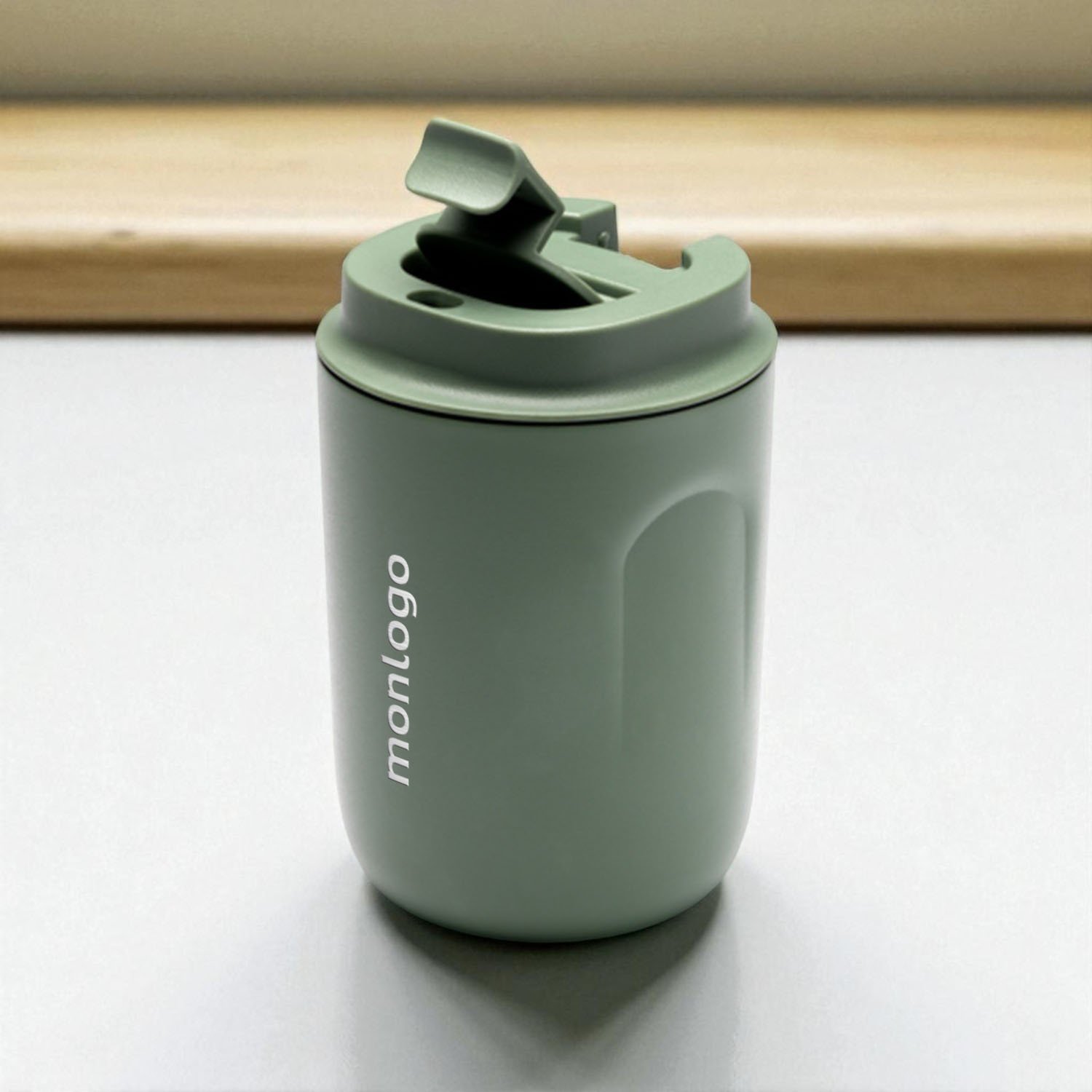 MUG ACIER ISOTHERME PERSONNALISABLE 250ML 'CLEROU' 