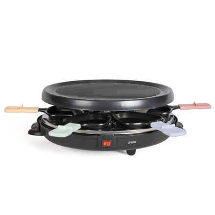 APPAREIL À RACLETTE 6 PERSONNES LIVOO®