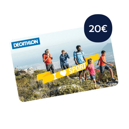 CARTE CADEAU DECATHLON 20€TTC