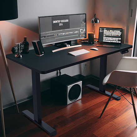 2 BUREAUX ASSIS DEBOUT 140x70