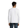 TEE SHIRT HOMME MANCHES LONGUES 'MONARCH' BLANC 150 GR/M²
