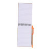 BLOC NOTES PERSONNALISÉ AVEC STYLO RECYCLÉS 'PAPYRUS' LIGNÉ