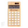 CALCULATRICE PERSONNALISÉE EN BAMBOU 'CALCULEO'