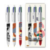 PACK PERSONNALISABLE 3 STYLOS 4 COULEURS BIC® 'STYLBOX'