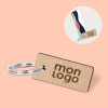 PORTE CLES ENGAGE EN BOIS PERSONNALISABLE 'SESAME'