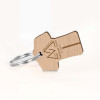 PORTE CLES ENGAGE EN BOIS PERSONNALISABLE 'SESAME'