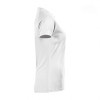 TEE SHIRT PUBLICITAIRE RESPIRANT FEMME BLANC 'SPORTY' 140 GR/M²