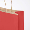 SAC PAPIER KRAFT PUBLICITAIRE ANSES TORSADEES 'HONDURO' 32X40X12 CM 90 GR/M²