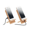 SUPPORT DE TÉLÉPHONE AVEC CHARGEUR SANS FIL PERSONNALISÉ EN BAMBOU 'CHIAZI'