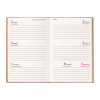AGENDA HEBDOMADAIRE RIGIDE KRAFT PERSONNALISABLE 'FEBRERO'