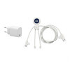 PACK DE CÂBLE ET PRISE PUBLICITAIRE XOOPAR® 'MR BIO FASTCHARGE PRISE30W' 