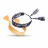 BRACELET FANTAISIE TISSE PERSONNALISABLE 'VOGUA'