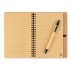 CARNET PUBLICITAIRE A SPIRALE AVEC STYLO 'RAMSES LIEGE' 