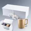 COFFRET 2 MUGS PERSONNALISABLE EN VERRE MIF 250ML 'FLASHY'