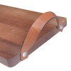 PLANCHE EN NOYER AVEC POIGNEES PERSONNALISABLE 'WALNUT'