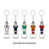 PORTE CLE DECAPSULEUR JOUEUR FOOT PERSONNALISE 'ZAZA'