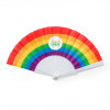 ÉVENTAIL PERSONNALISABLE ARC EN CIEL 'ROUGIER'