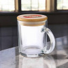 MUG EN VERRE RECYCLE 300ML PERSONNALISABLE 'LEYHA'