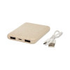 BATTERIE 5000MAH FIBRE PAILLE PUBLICITAIRE 'SLOMA' 4J