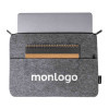 HOUSSE PERSONNALISABLE POUR ORDINATEUR EN RPET 'MORGIOU 15'