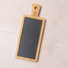 PLANCHE PERSONNALISABLE EN BAMBOU ET ARDOISE 'DOISO' 