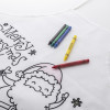 TABLIER NOEL A COLORIER PERSONNALISABLE 'COLKIDS'