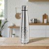 BOUTEILLE PUBLICITAIRE EN ACIER RECYCLE 600ML 'POIRY'