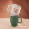 MUG PUBLICITAIRE CERAMIQUE EMPILABLE 330ML 'PAPULA'