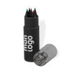 SET DE CRAYONS DE COULEUR PERSONNALISABLE 'ANDORRE BLACK' 