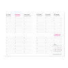AGENDA SEMAINIER CARTON COLORE PERSONNALISE 'SEPTI'