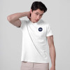 TEE SHIRT COL V HOMME BLANC PERSONNALISABLE 'SAMOYEDO'