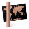 CARTE A GRATTER PERSONNALISABLE 'MAPPEMONDE'