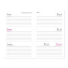 AGENDA SEMAINIER SOUPLE PERSONNALISABLE 'FEBRERI'