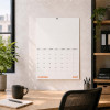 CALENDRIER MURAL AGRAFÉ COUCHÉ RECYCLÉ SATINÉ PERSONNALISÉ 'ALMANI'