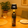 LAMPE DE TABLE POUR BOUTEILLE PERSONNALISABLE 'TAILLIGHT'