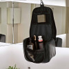 TROUSSE DE TOILETTE CUIR RECYCLE PERSONNALISABLE 'YUNA'