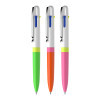 STYLO 4 COULEURS PERSONNALISABLE MIX&MATCH 'TAKE 4 NEON'