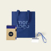 SET TOTE BAG BADGE ET BLOC NOTES PERSONNALISABLE 'FAIR'