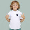 POLO ENFANT PERSONNALISABLE BLANC 'TERIM 180'