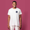 TEE SHIRT BIO BLANC HOMME PERSONNALISABLE 'KARIBA 150'