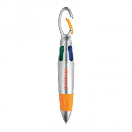 STYLO 4 COULEURS PUBLICITAIRE 'CROCHET'