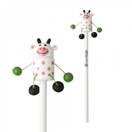 LOT DE 50 CRAYONS PUBLICITAIRES ANIMAL 'MELINA'