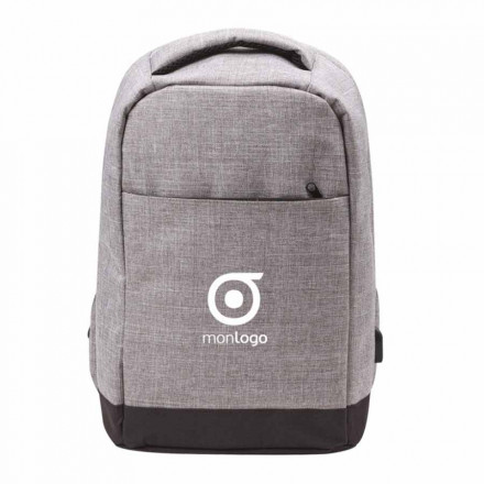 SAC À DOS ANTIVOL POUR ORDINATEUR 'YUCCA' PERSONNALISABLE
