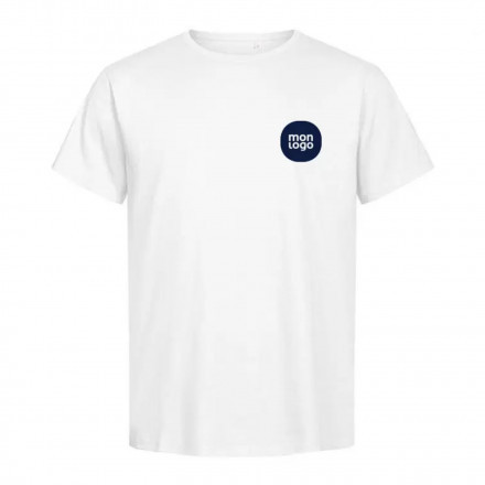 TEE SHIRT PERSONNALISÉ BLANC HOMME PROMODORO® 'NAVE BIO' 180 GR/M²