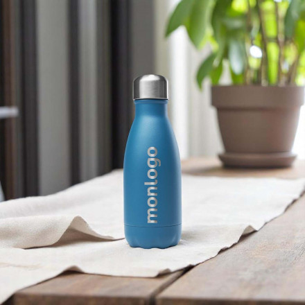 BOUTEILLE ISOTHERME PERSONNALISABLE INOX '260 ML QWETCH®'