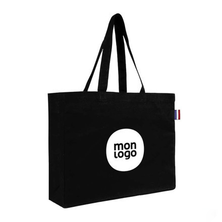SAC PERSONNALISABLE COTON COLORE SOUFFLET 220G 'FRANCIS'
