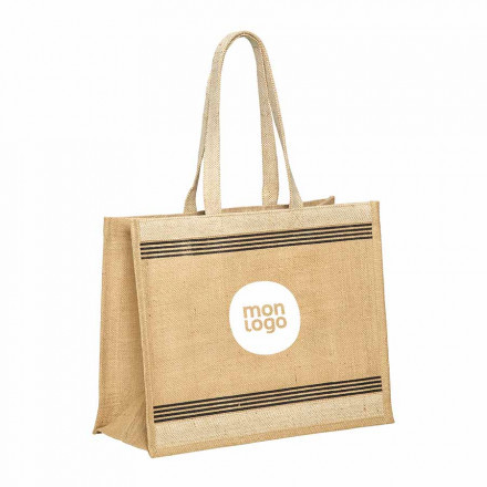 CABAS EN JUTE PERSONNALISABLE 'CLAUDY'