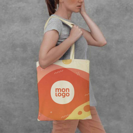 SAC PERSONNALISABLE SUR MESURE AU PANTONE 'ONY 180 BIO'